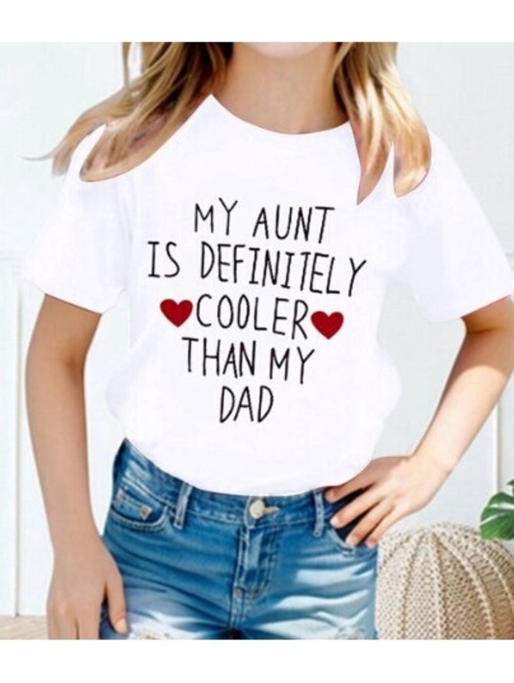 Girls White T Shirt 5T